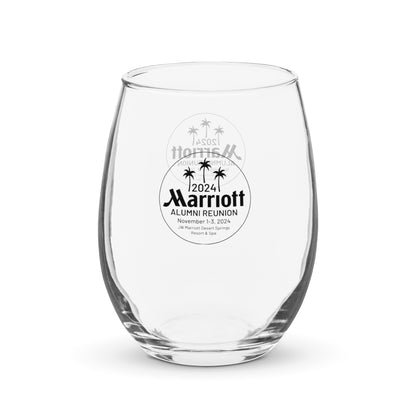 Stemless wine glass